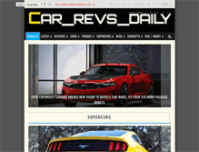 Tablet Screenshot of car-revs-daily.com